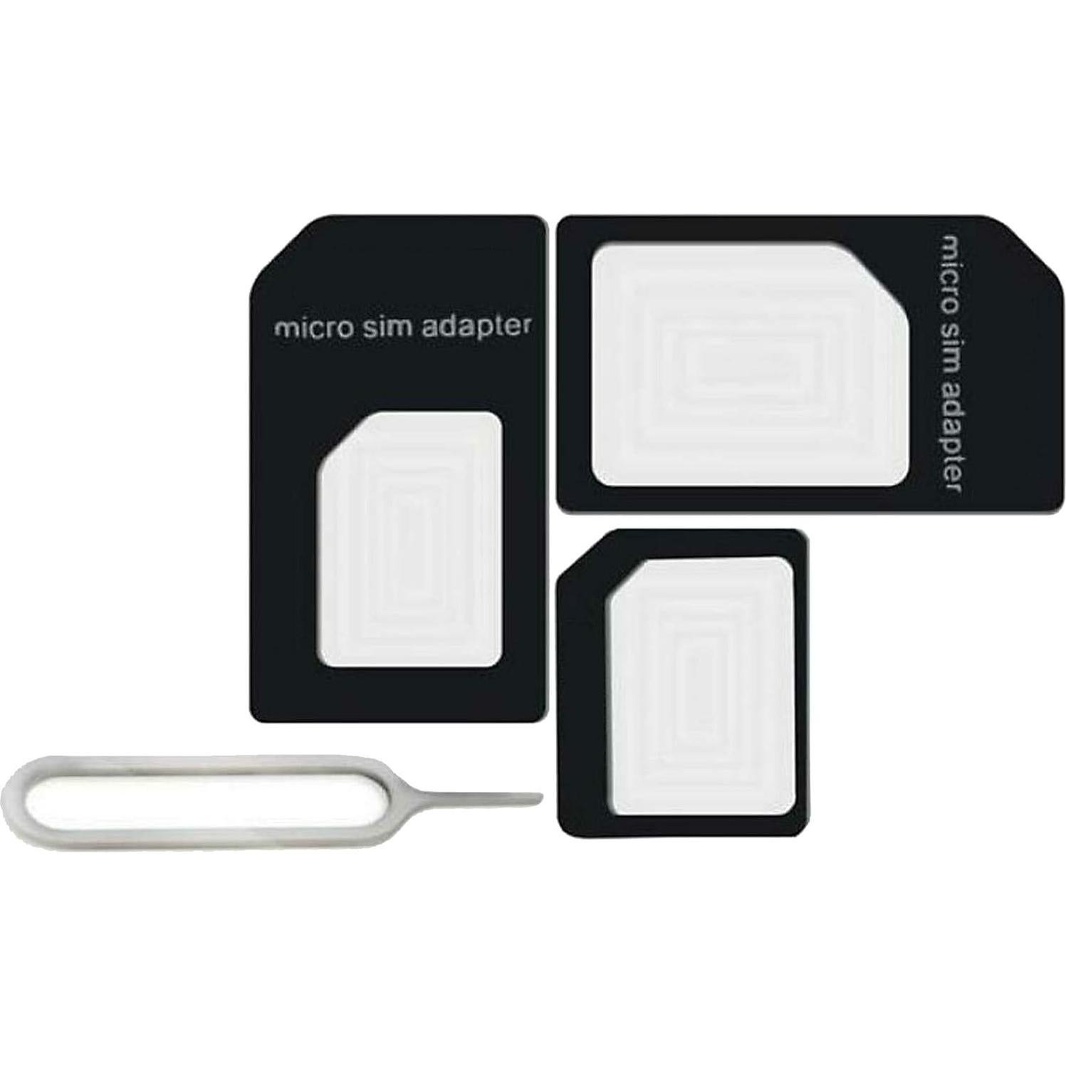 Adaptador SIM Nano y Micro SaiTech - Paquete de 10 con aguja