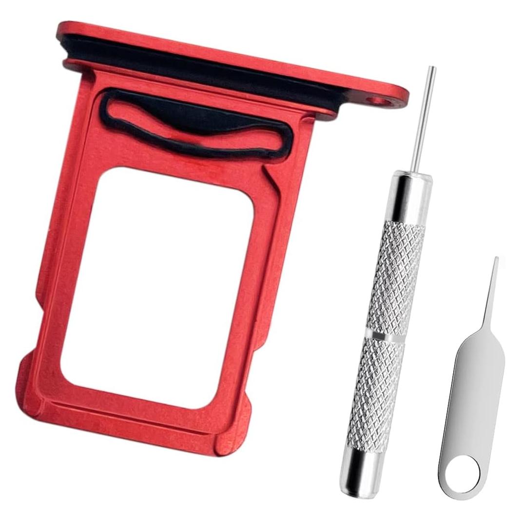 Bandeja de tarjeta SIM para iPhone 12 A2403/A2172/A2402 - Rojo