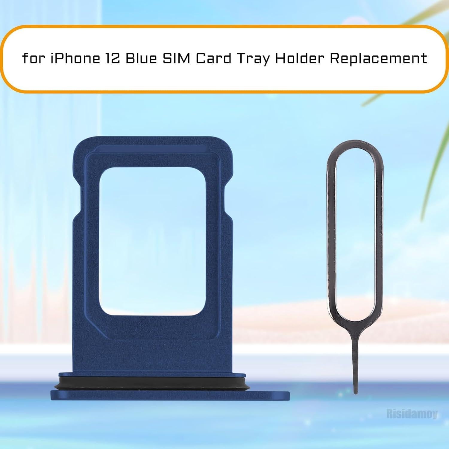 Bandeja de Tarjeta SIM Azul para iPhone 12 - Reemplazo A2172 A2402 A2403 A2404