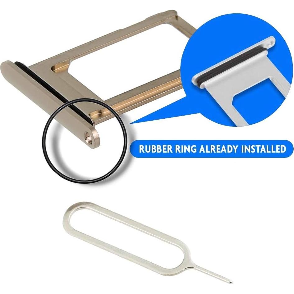 Soporte Bandeja SIM MMOBIEL para iPhone XS - Dorado - 2018