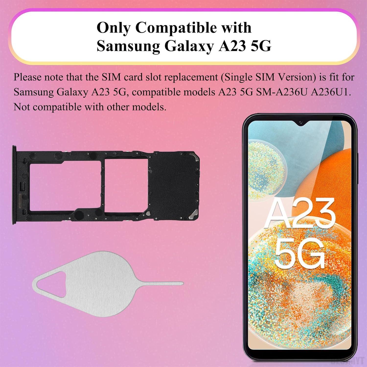 Bandeja para tarjeta SIM Samsung Galaxy A23 5G - Negra