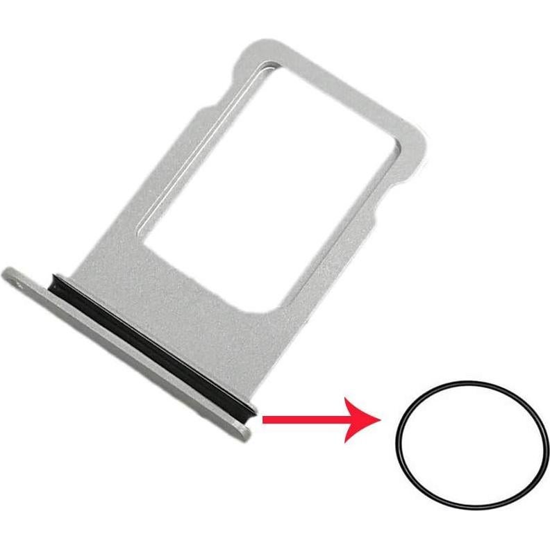 Bandeja SIM a prueba de agua para iPhone 7 LIBAI-V Plata