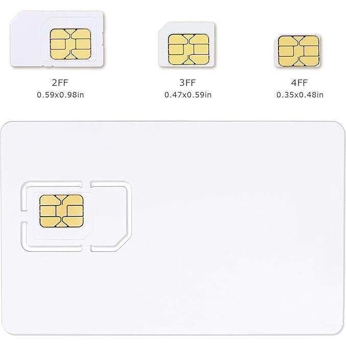 Tarjeta USIM Programable 4G LTE OYEITIMES 3 en 1 - 5 Piezas