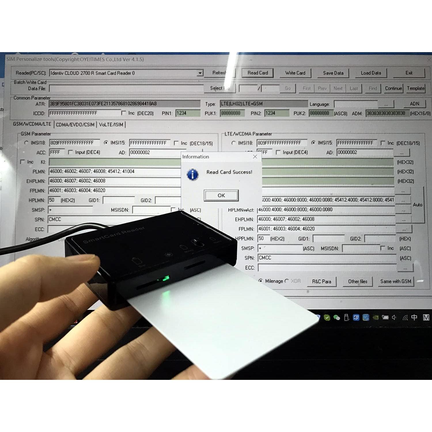 Tarjeta USIM Programable 4G LTE OYEITIMES 3 en 1 - 5 Piezas