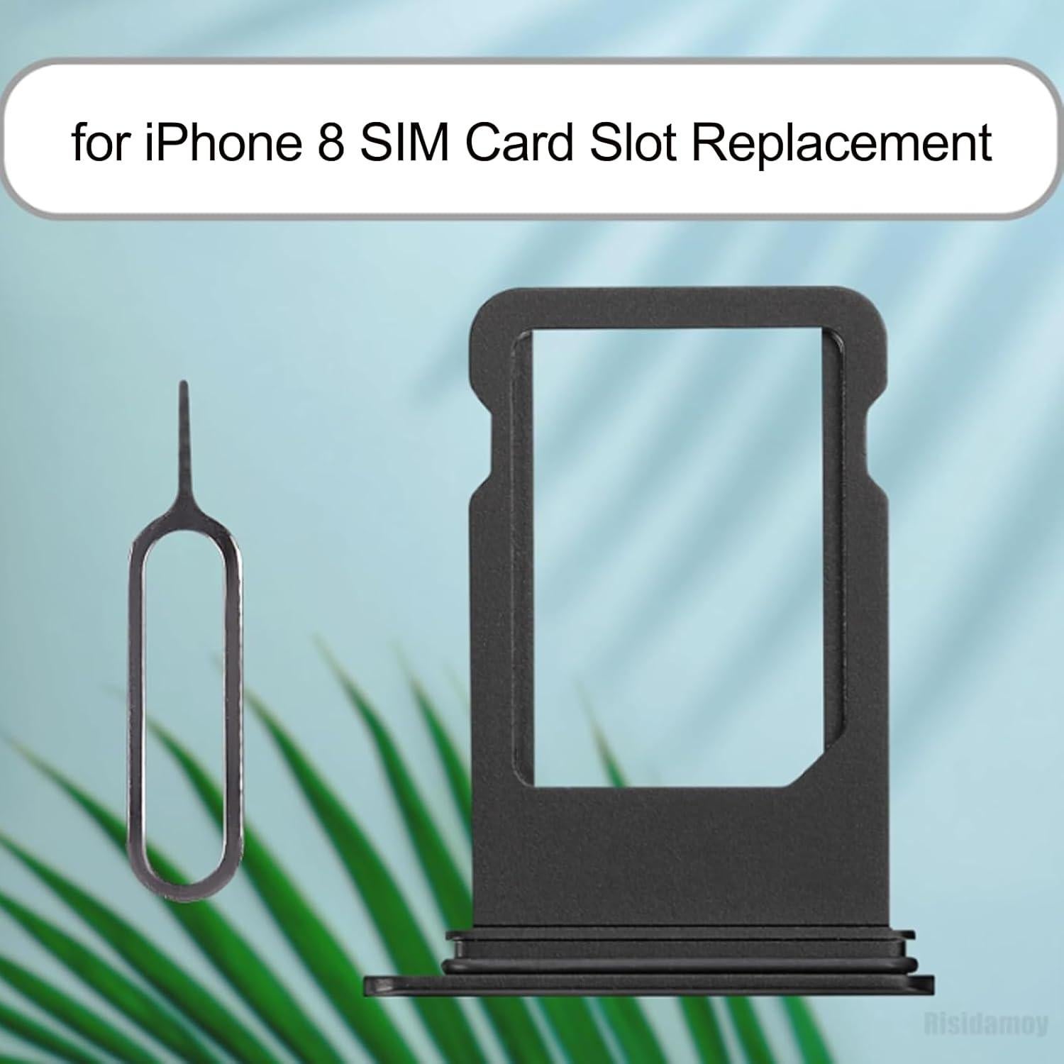 Bandeja para tarjeta SIM negra iPhone SE 2da gen 2020