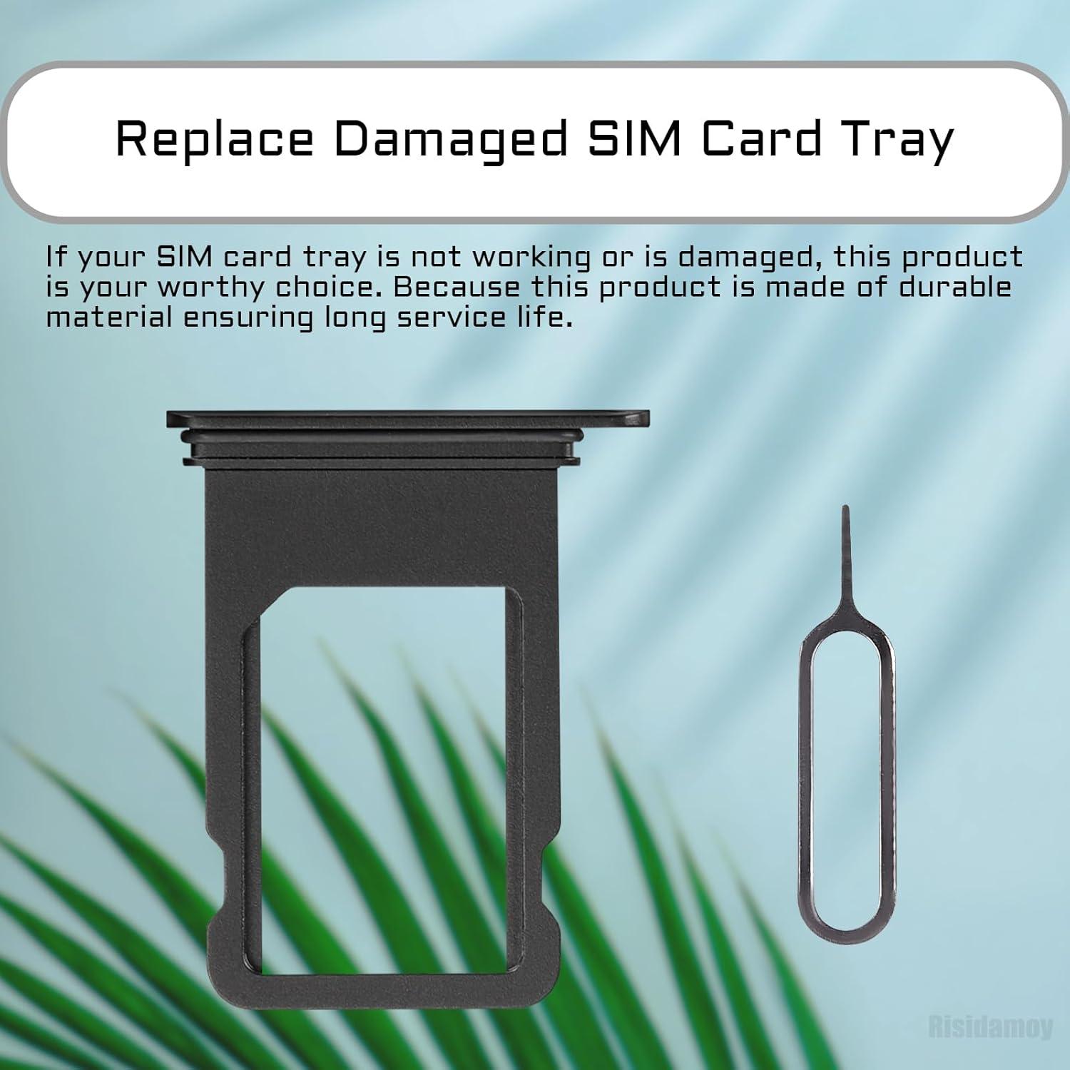 Bandeja para tarjeta SIM negra iPhone SE 2da gen 2020