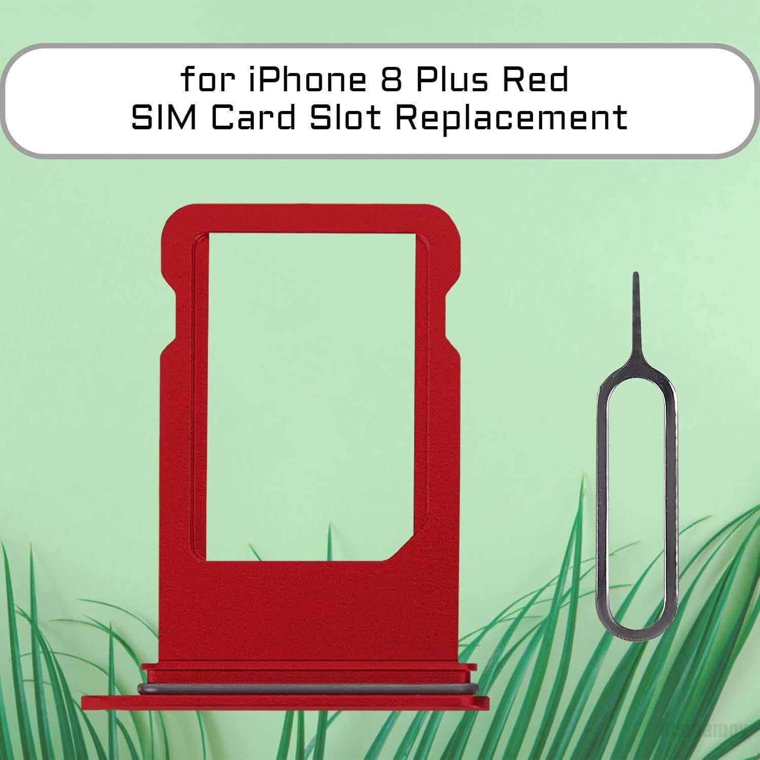Bandeja SIM Rojo para iPhone 8 Plus A1864 A1897 A1898