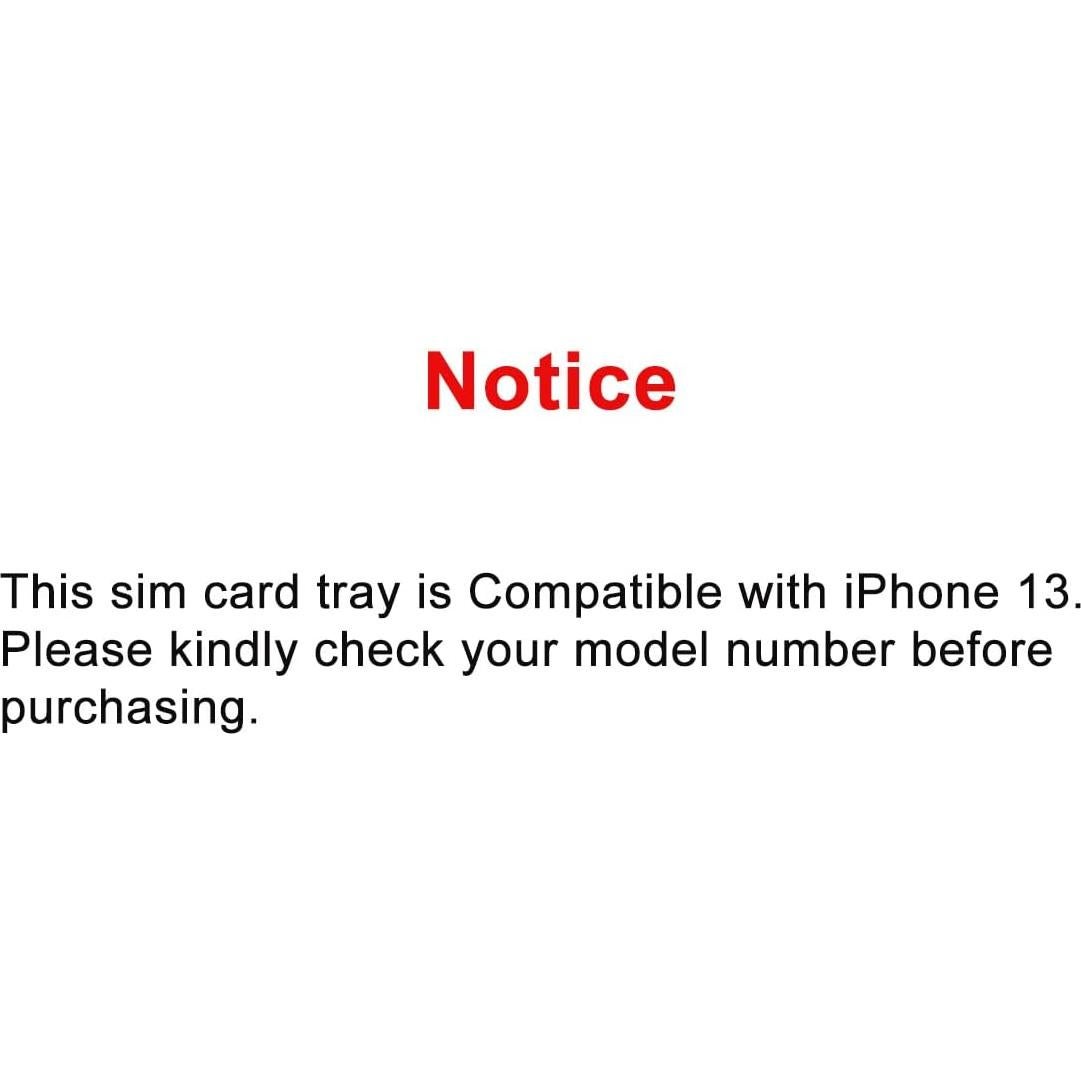 Soporte bandeja SIM reemplazo iPhone 13 Perzework impermeable