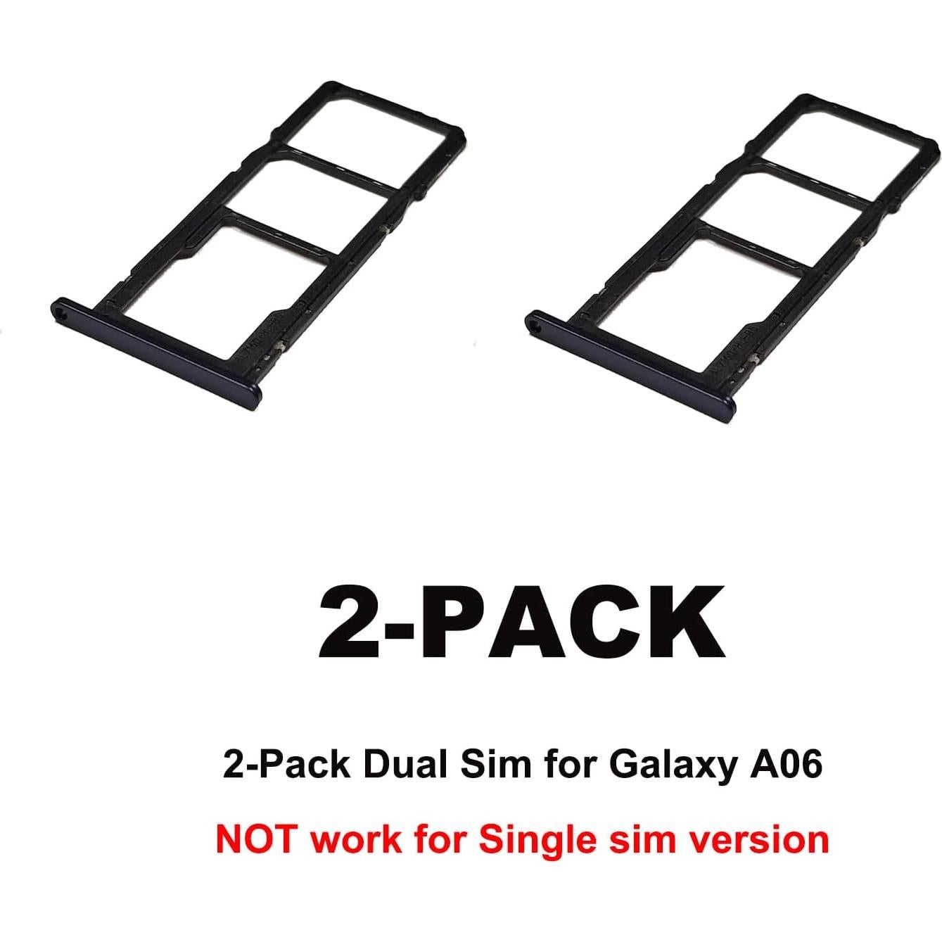 Bandeja Doble SIM para Galaxy A06 BATLABB Azul - 2 Pcs