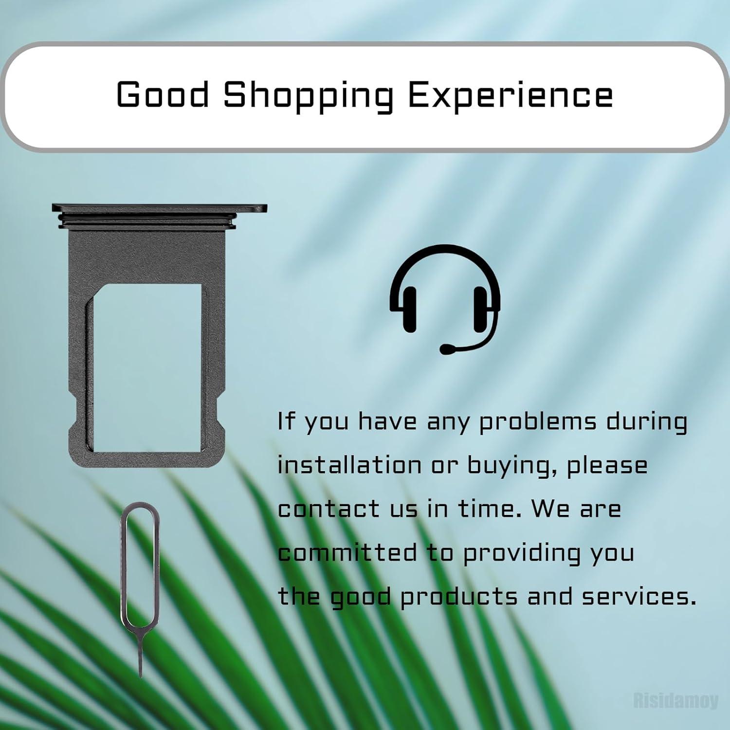 Bandeja de Tarjeta SIM para iPhone 8 Risidamoy - Gris Espacial