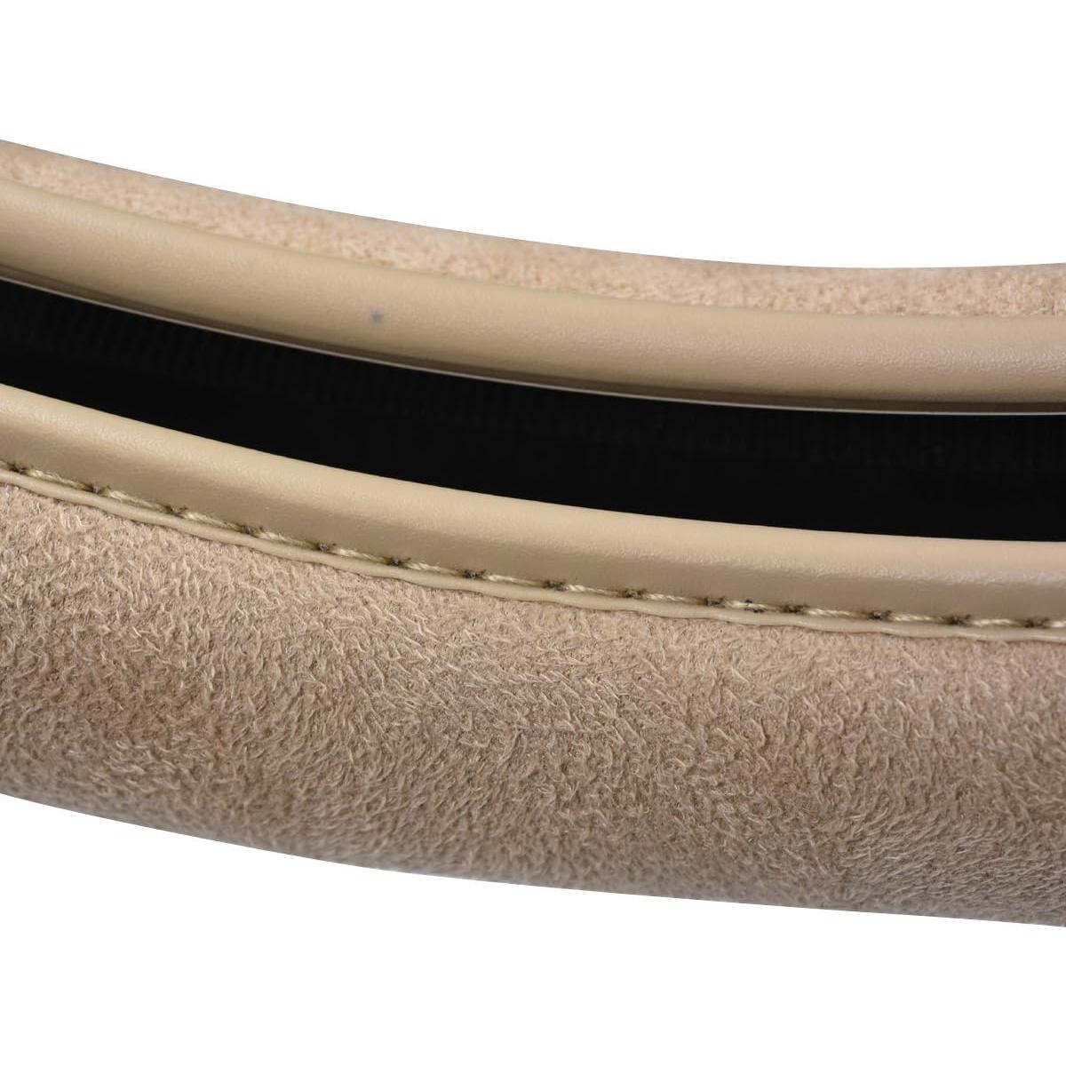 Cubierta de Volante CAR PASS Beige Seda Sintética 37-38 cm