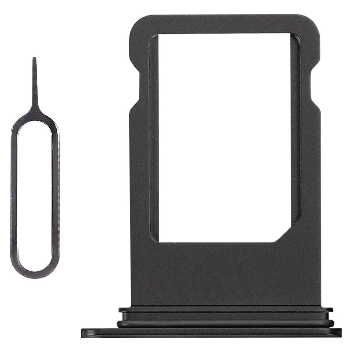 Adaptador de Tarjeta SIM para iPhone 8 Plus Risidamoy Negro