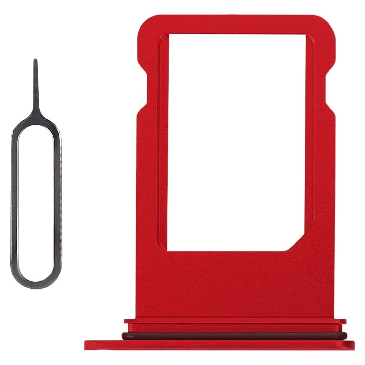 Bandeja de Tarjeta SIM Rojo para iPhone 8/SE 2020/2022