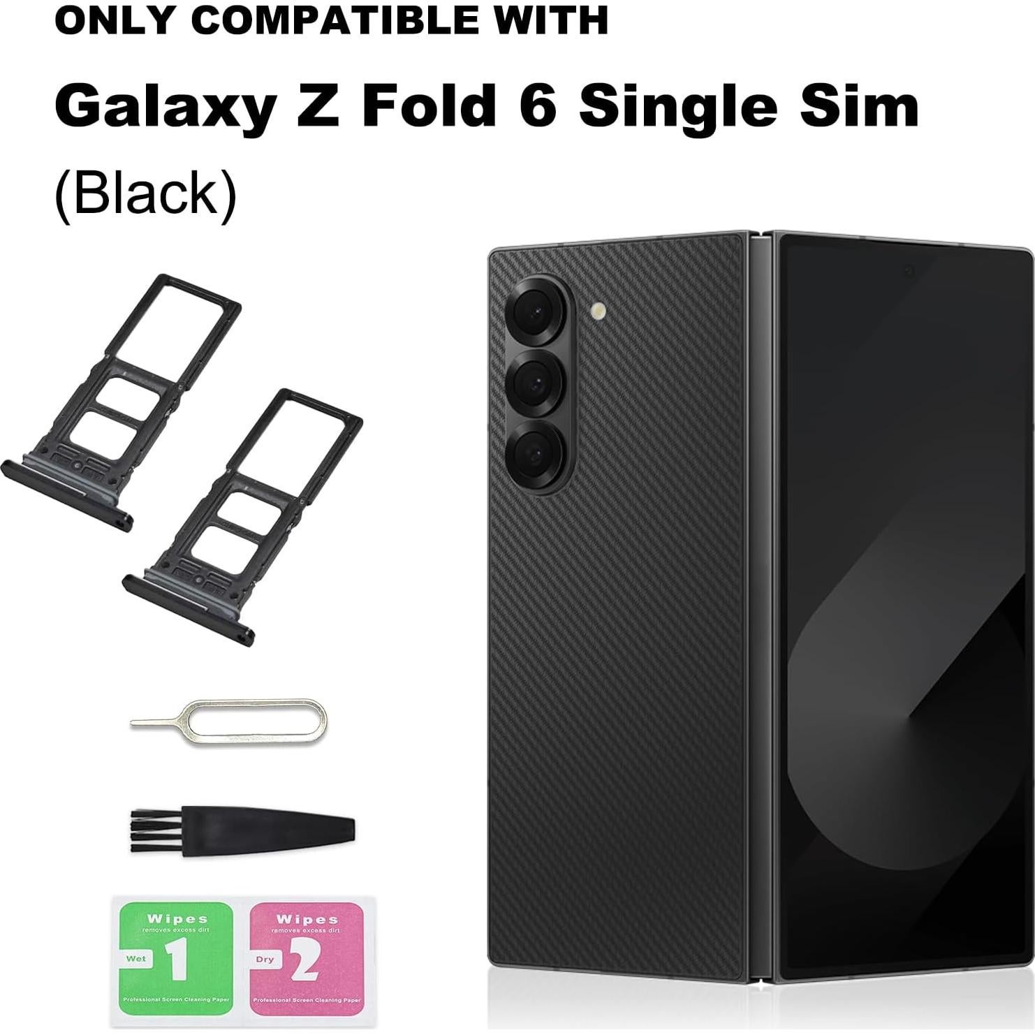 Bandeja de Tarjeta SIM Individual para Galaxy Z Fold 6 - 2 PCS