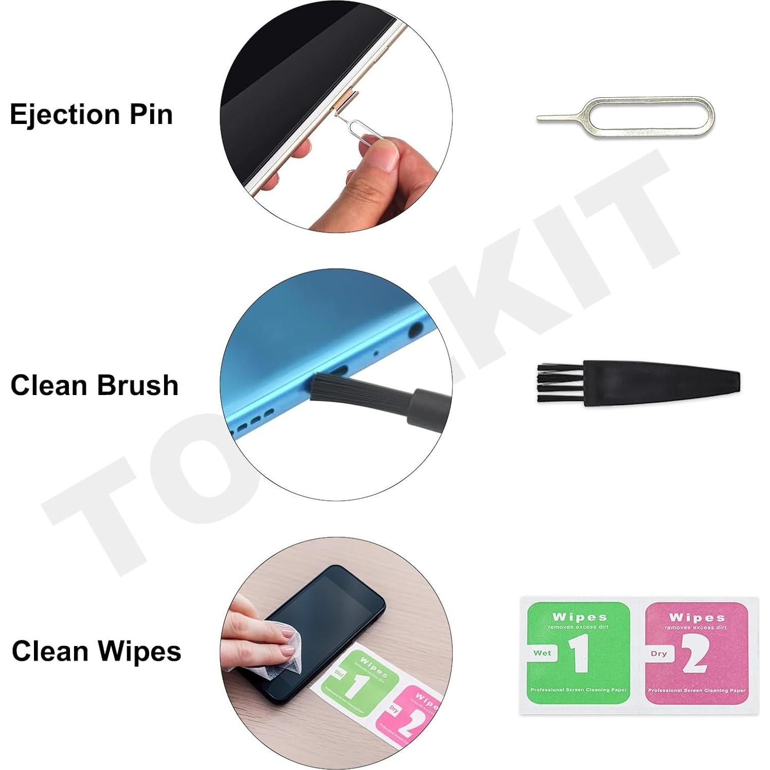 Bandeja de Tarjeta SIM Individual para Galaxy Z Fold 6 - 2 PCS