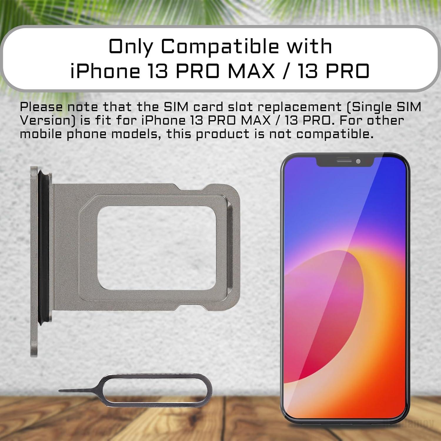 Bandeja de Tarjeta SIM para iPhone 13 Pro Max Risidamoy