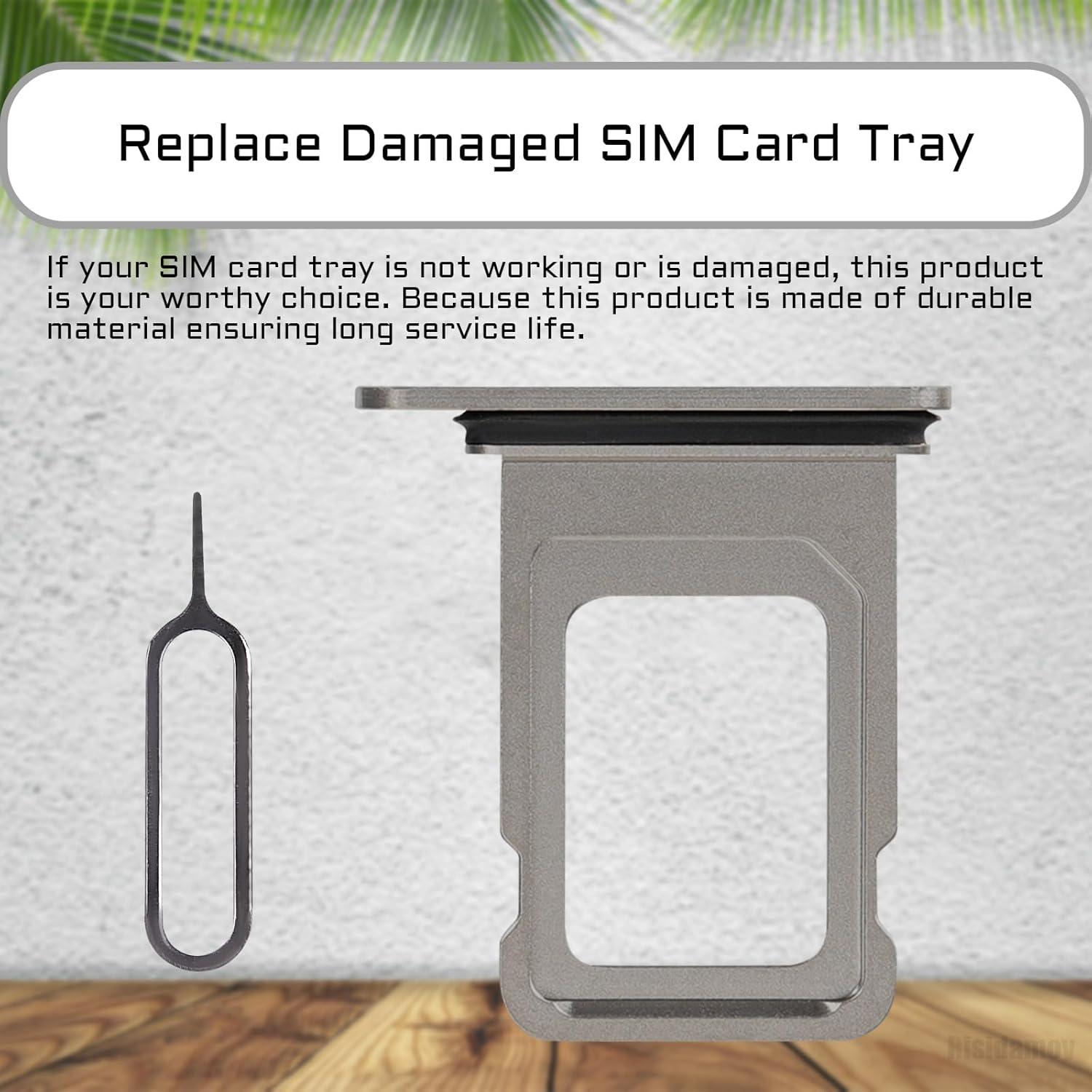 Bandeja de Tarjeta SIM para iPhone 13 Pro Max Risidamoy