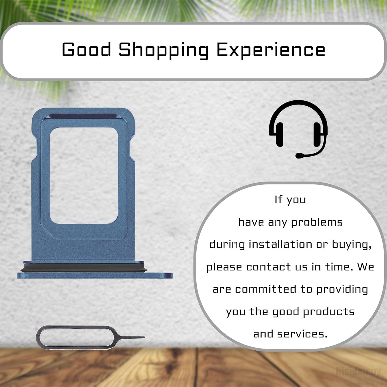 Soporte Bandeja SIM Azul para iPhone 13 Pro Max - Risidamoy