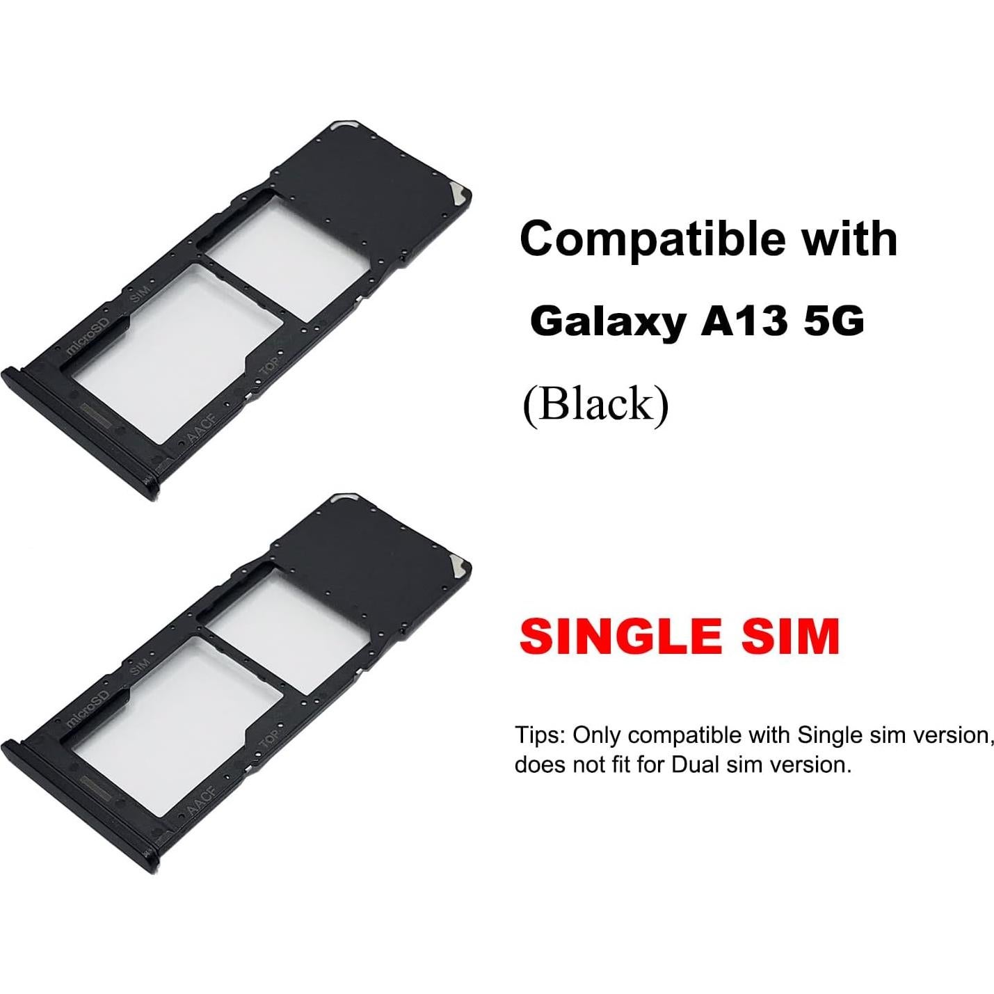 Bandeja de Tarjeta SIM para Galaxy A13 5G BATLABB - 2 Pcs