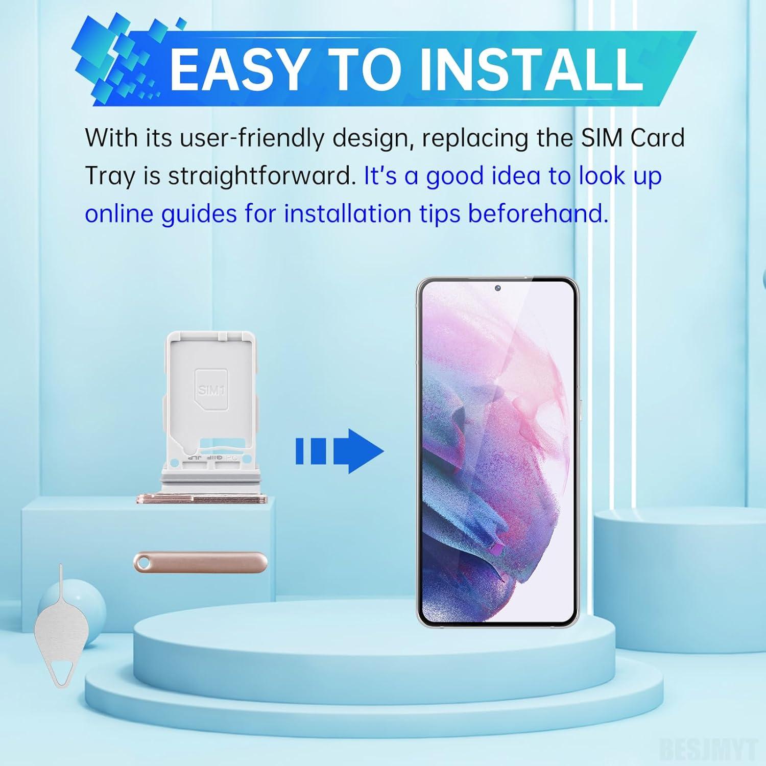 Bandeja de tarjeta SIM Samsung Galaxy S21 5G - Violeta