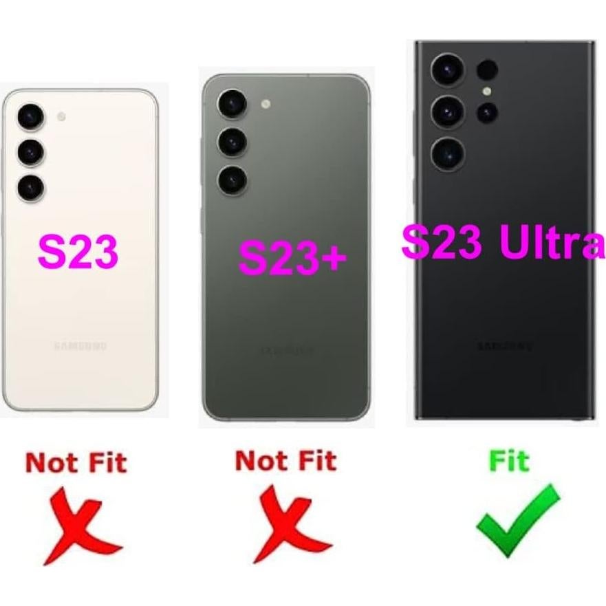 Bandeja SIM de Reemplazo PHONSUN para Samsung Galaxy S23 Ultra - Negro