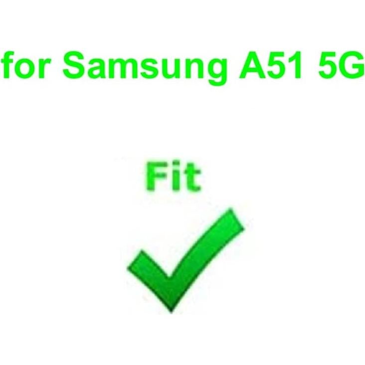 Bandeja de tarjeta SIM PHONSUN para Samsung Galaxy A51 5G - Negro