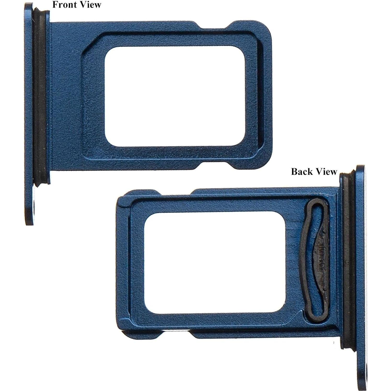 Bandeja de Tarjeta SIM Doble LNONLS para iPhone 12 Pro Max Azul