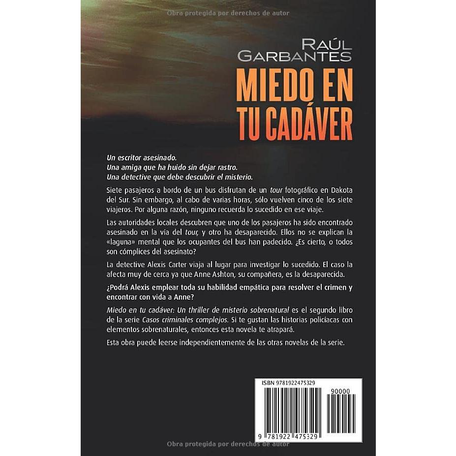 Miedo en tu cadáver: Un thriller de misterio sobrenatural (Casos criminales complejos) (Spanish Edition)