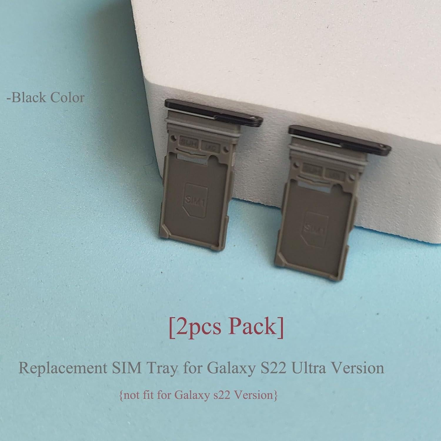 Soporte de bandeja SIM Samsung Galaxy S22 Ultra - 2 Piezas