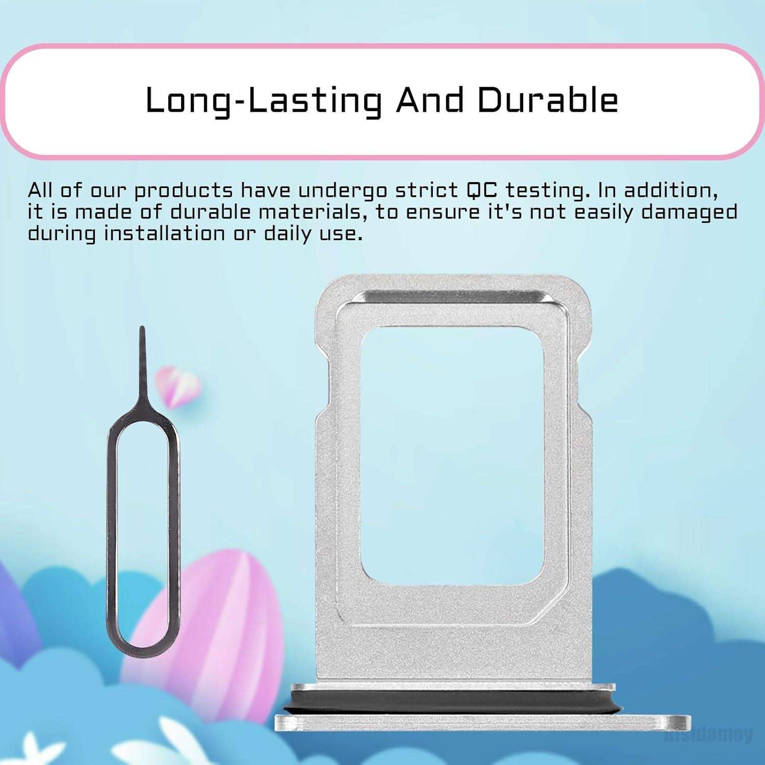 Bandeja para Tarjeta SIM Individual Plata iPhone 12 Pro Max