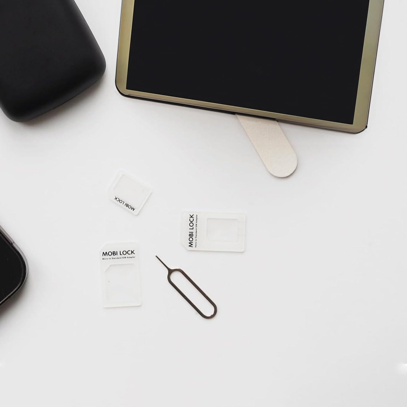 Kit Adaptador Tarjeta SIM 6 en 1 Mobi Lock - Micro, Nano, Estándar