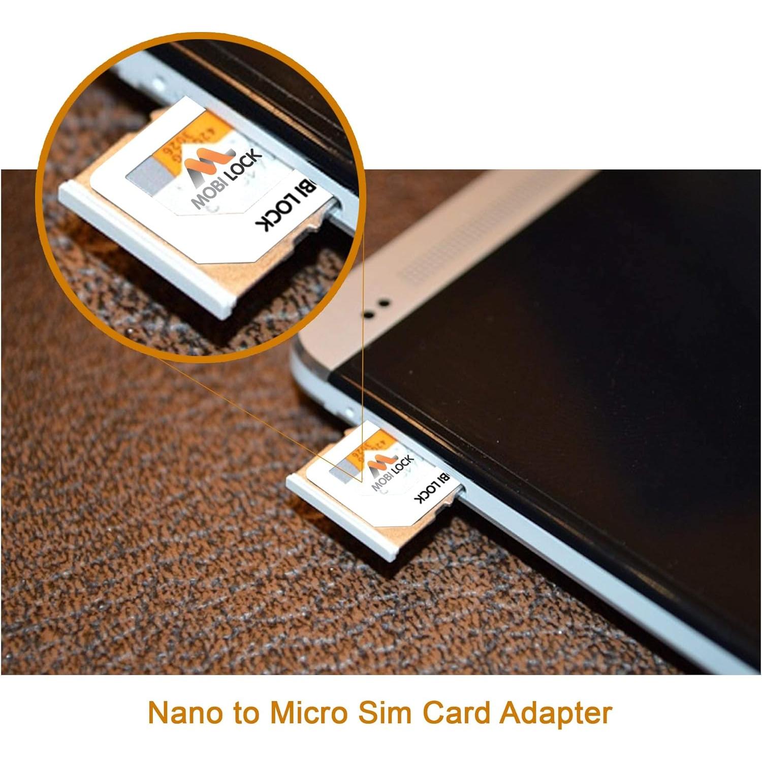 Kit Adaptador Tarjeta SIM 6 en 1 Mobi Lock - Micro, Nano, Estándar