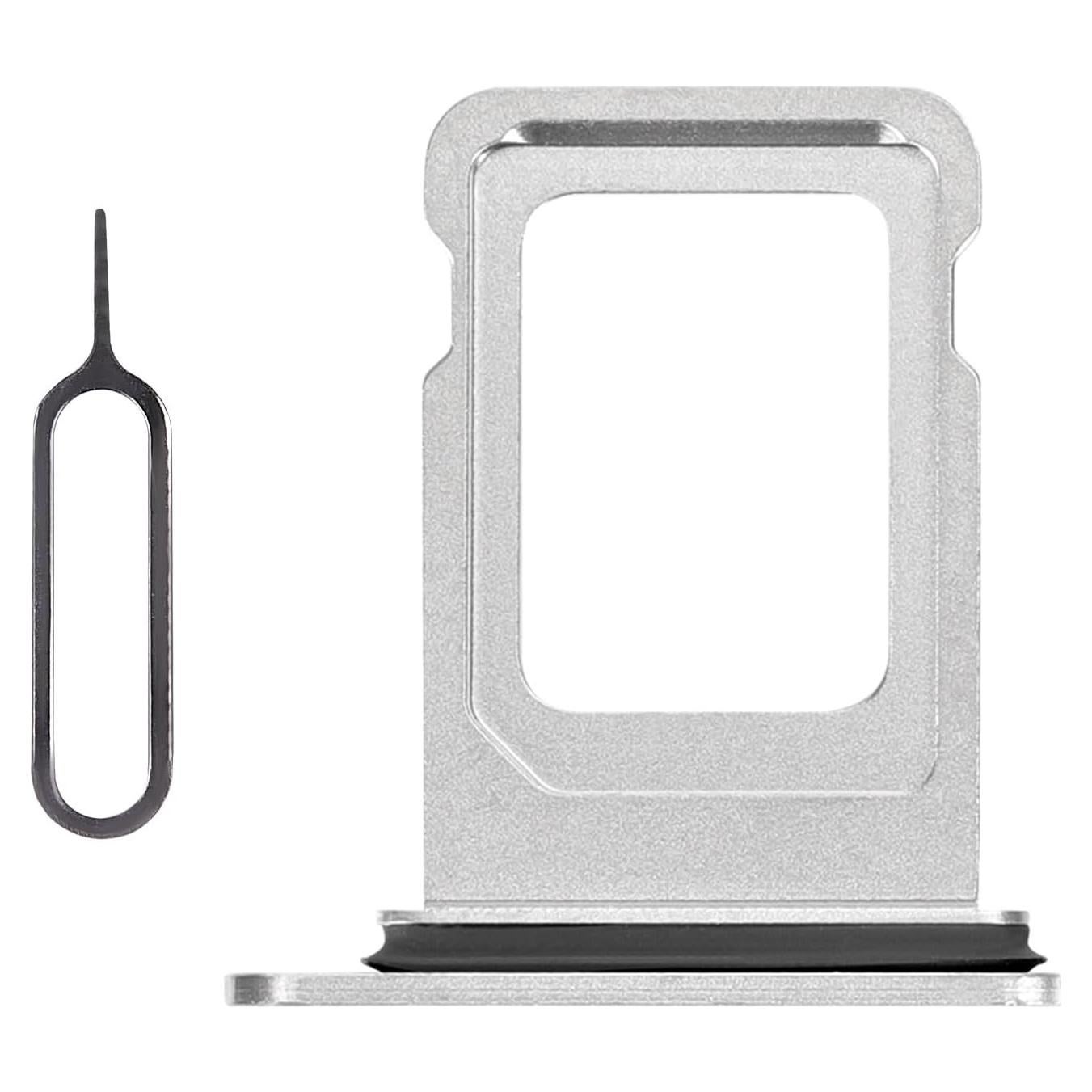 Soporte Bandeja SIM iPhone X Risidamoy Plateado Kit Reparación