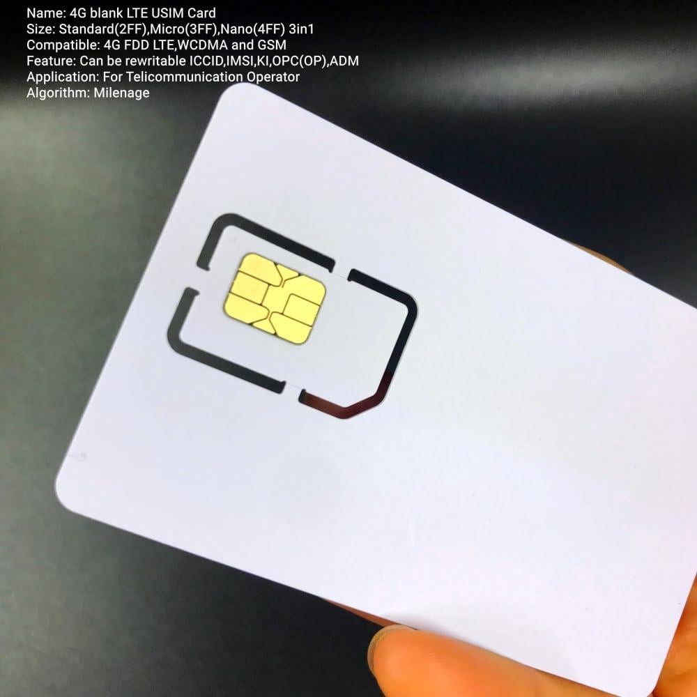 Kit Programador Tarjetas ISIM VoLTE 4G OYEITIMES + 5 Tarjetas