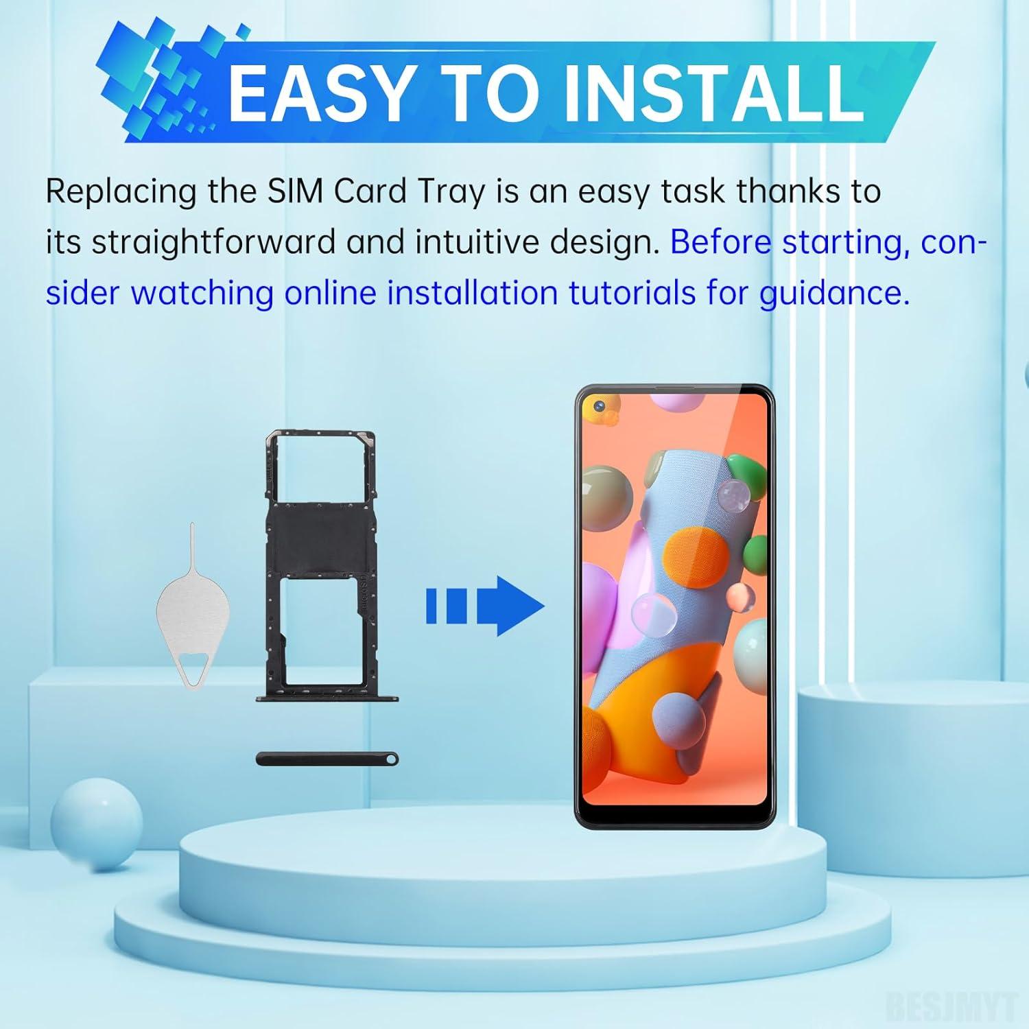 Bandeja para tarjeta SIM Samsung Galaxy A11 + herramienta