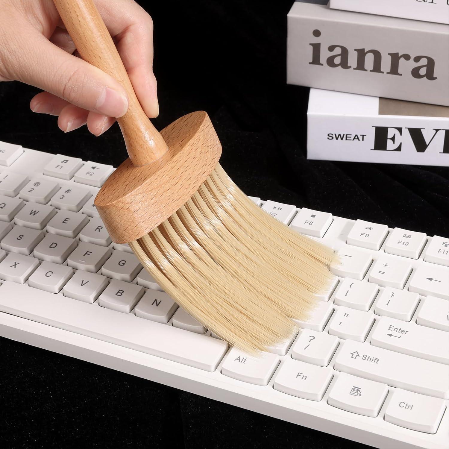 Cepillo de Teclado APBFH con Mango de Madera y Cerdas Suaves