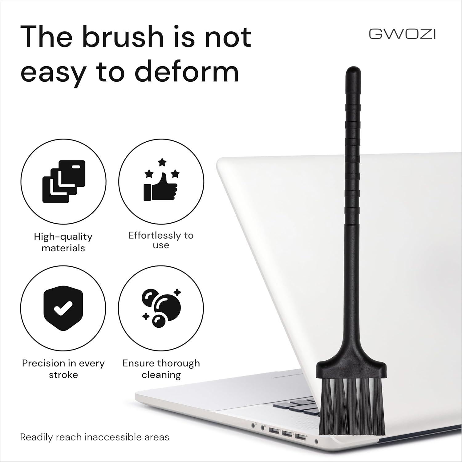 Cepillo de Teclado Antiestático GWOZI - 2 Pcs, Limpieza Multicolor