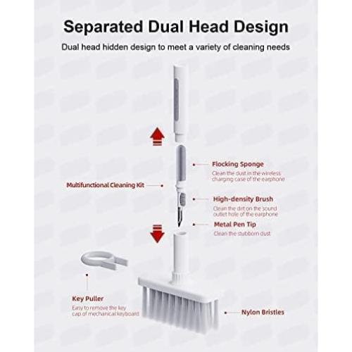 Kit de Limpieza 5-en-1 Hagibis para Teclados y Auriculares