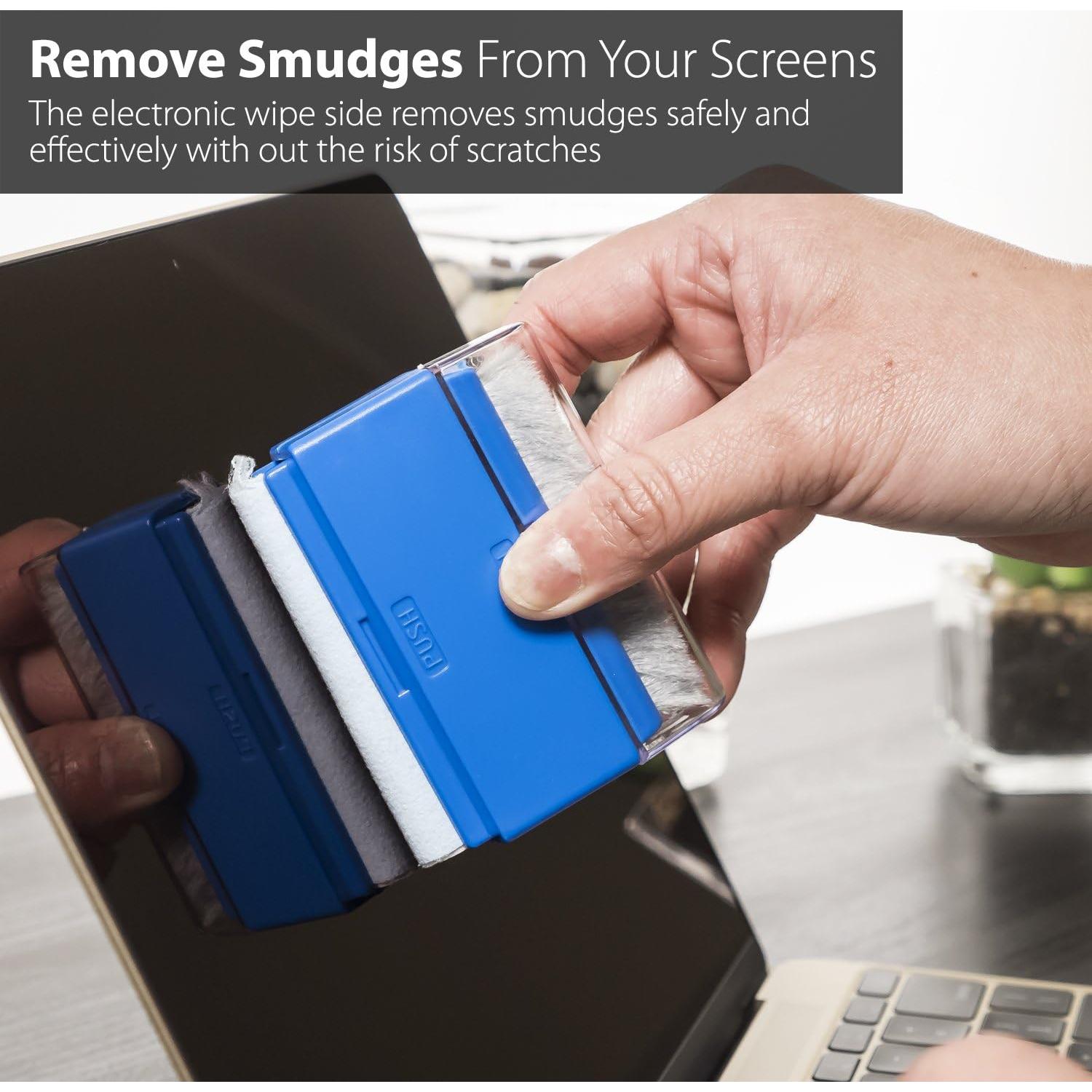 Kit de Limpieza de Pantallas GreatShield - Paño Microfibra + Spray