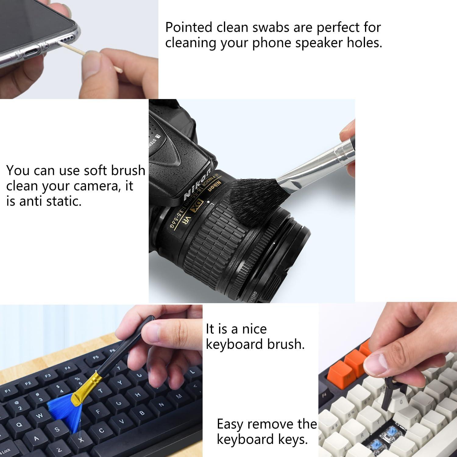 Kit de Limpieza de Teclado GOWEEWON 31 PZS Portátil Nylon
