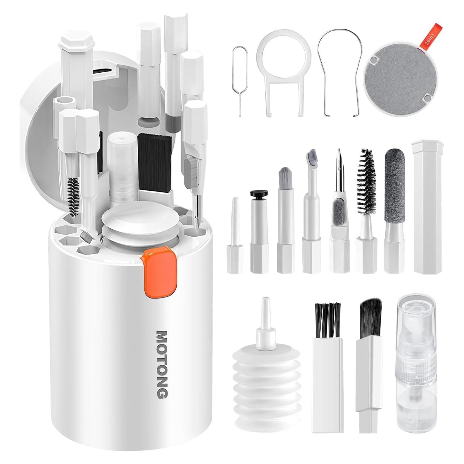 Kit de limpieza MOTONG para dispositivos electrónicos - Blanco
