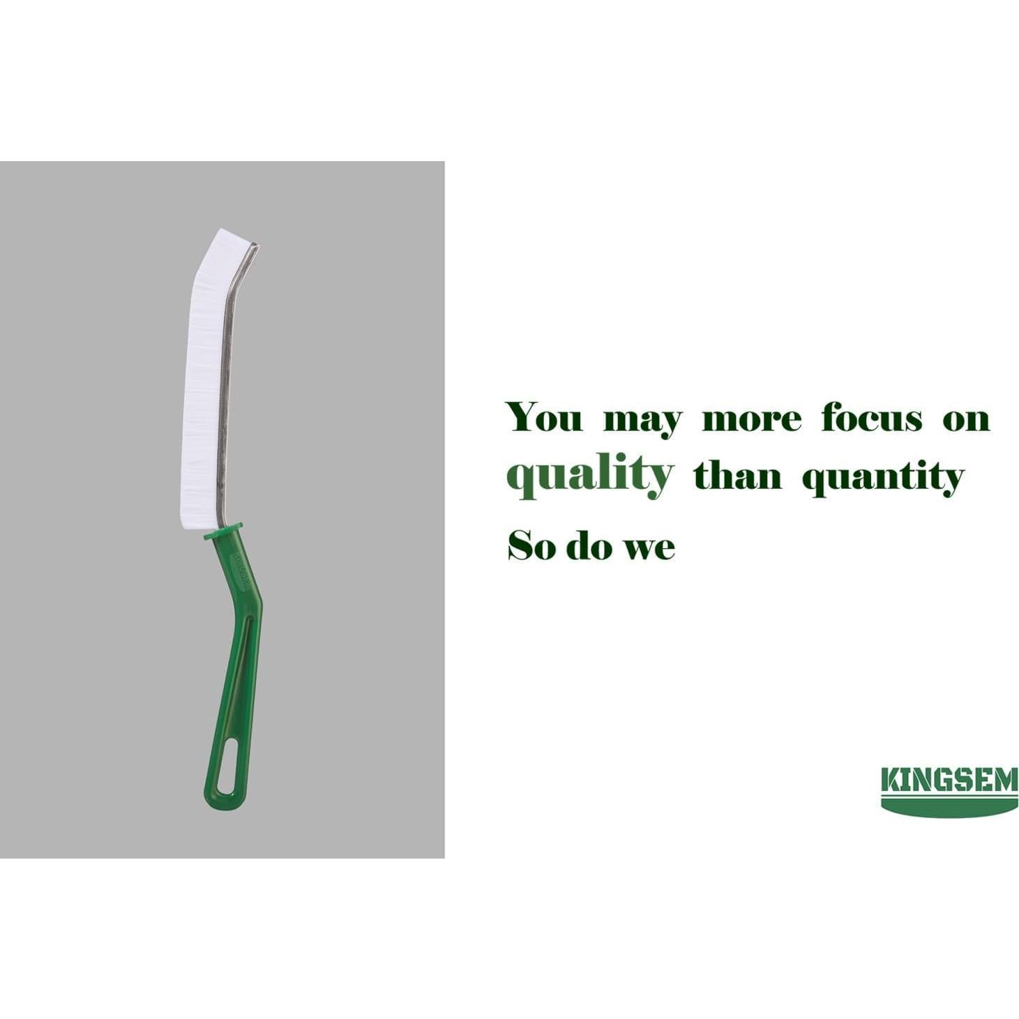 Cepillo de Limpieza Multifuncional KINGSEM - 3 Piezas, Cerdas Duras