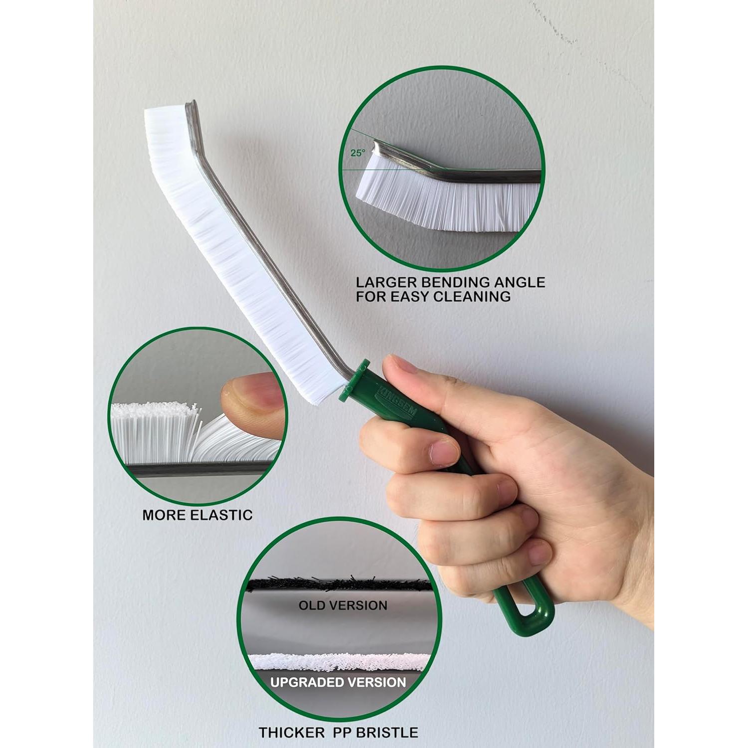 Cepillo de Limpieza Multifuncional KINGSEM - 3 Piezas, Cerdas Duras