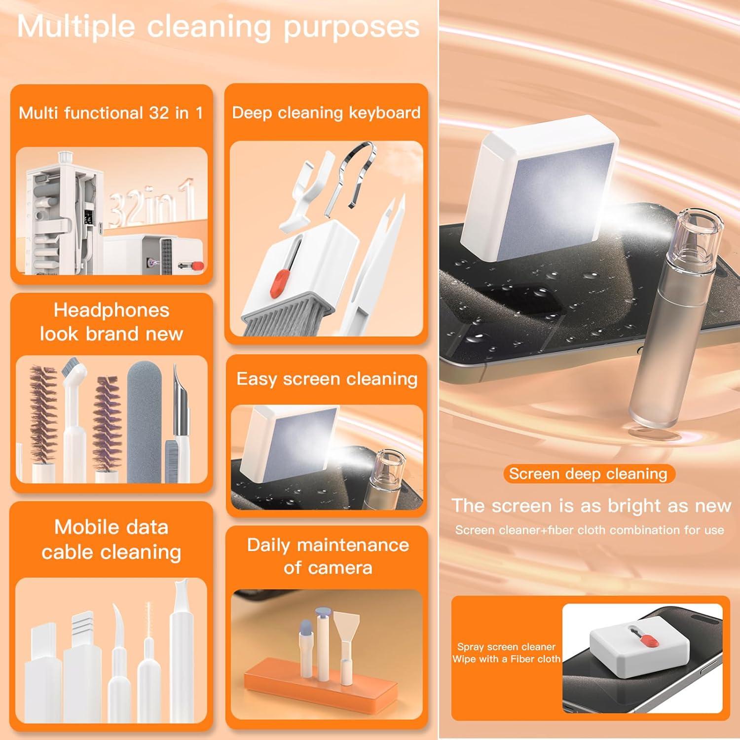 Kit de Limpieza Multifuncional LOKEKE 32 en 1 para Electrónicos