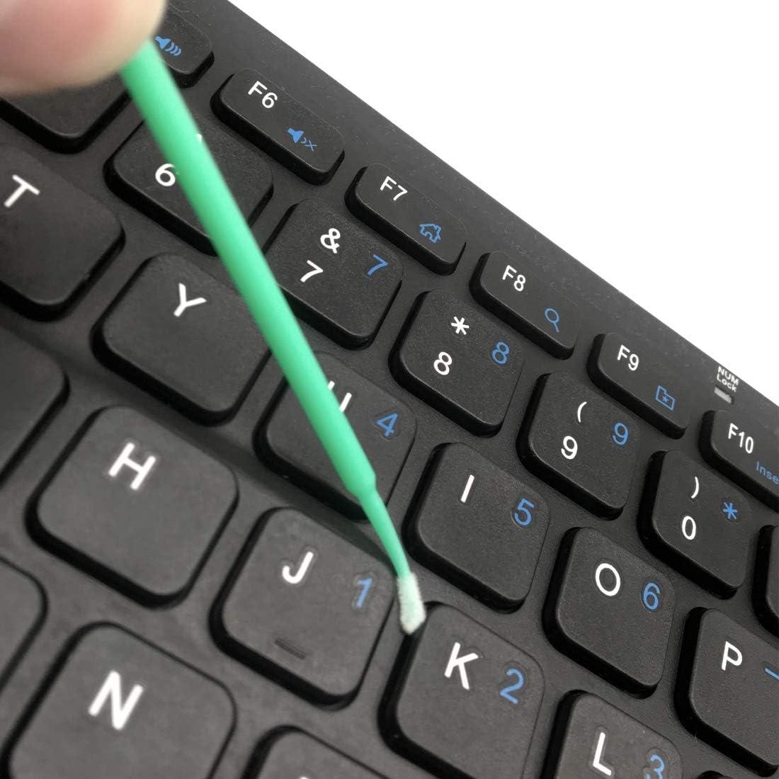 Paquete de 100 cepillos de limpieza para puertos de carga - Azul