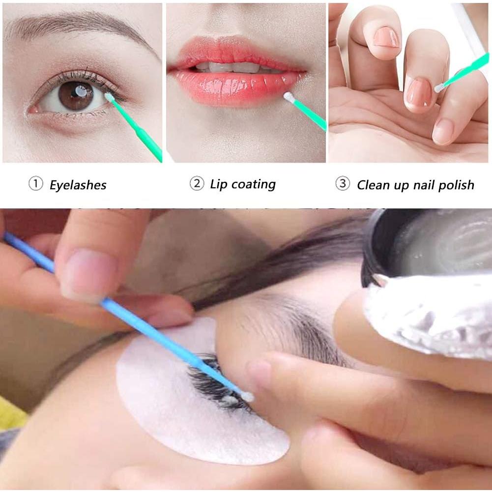 Paquete de 100 cepillos de limpieza para puertos de carga - Azul