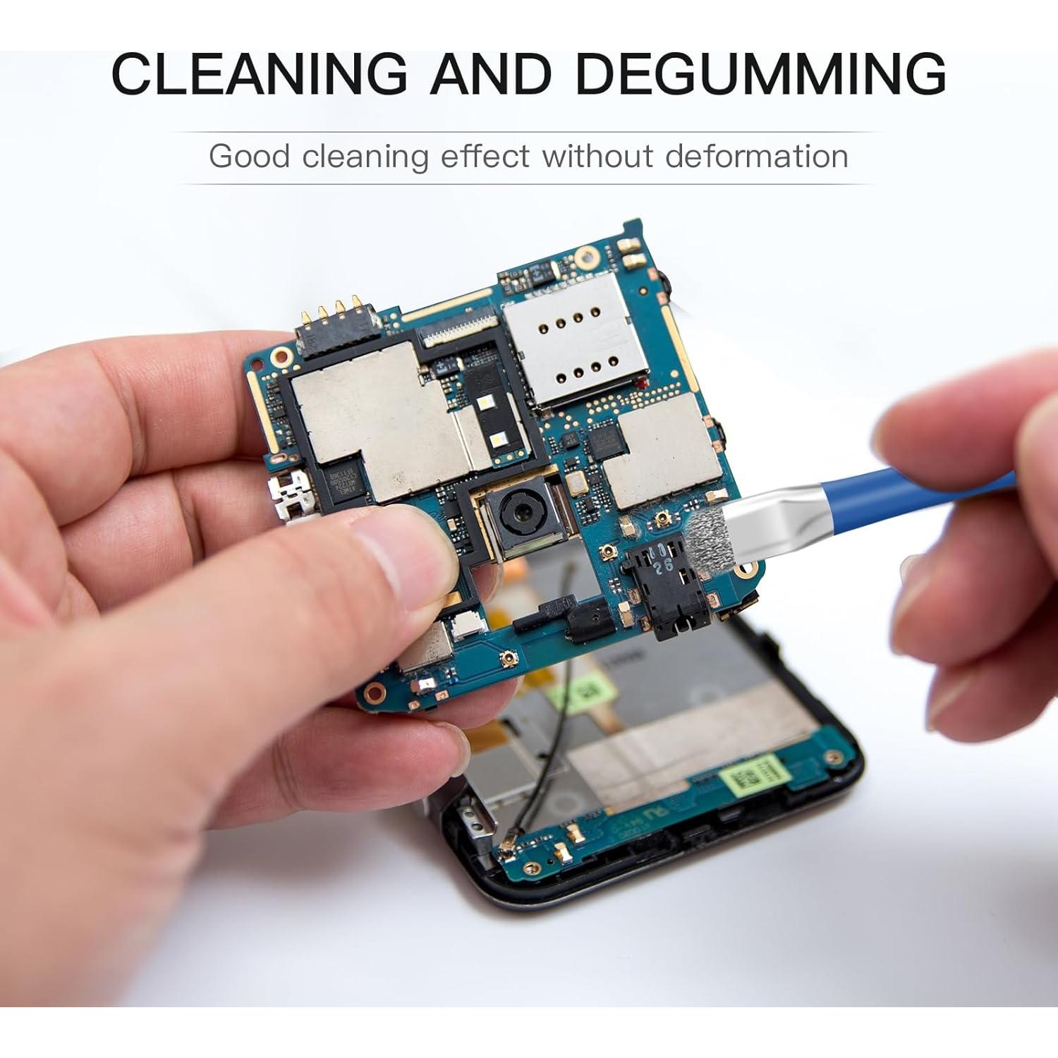 2 Cepillos de Limpieza ESD GTHUNDER para Placas Base - Azul