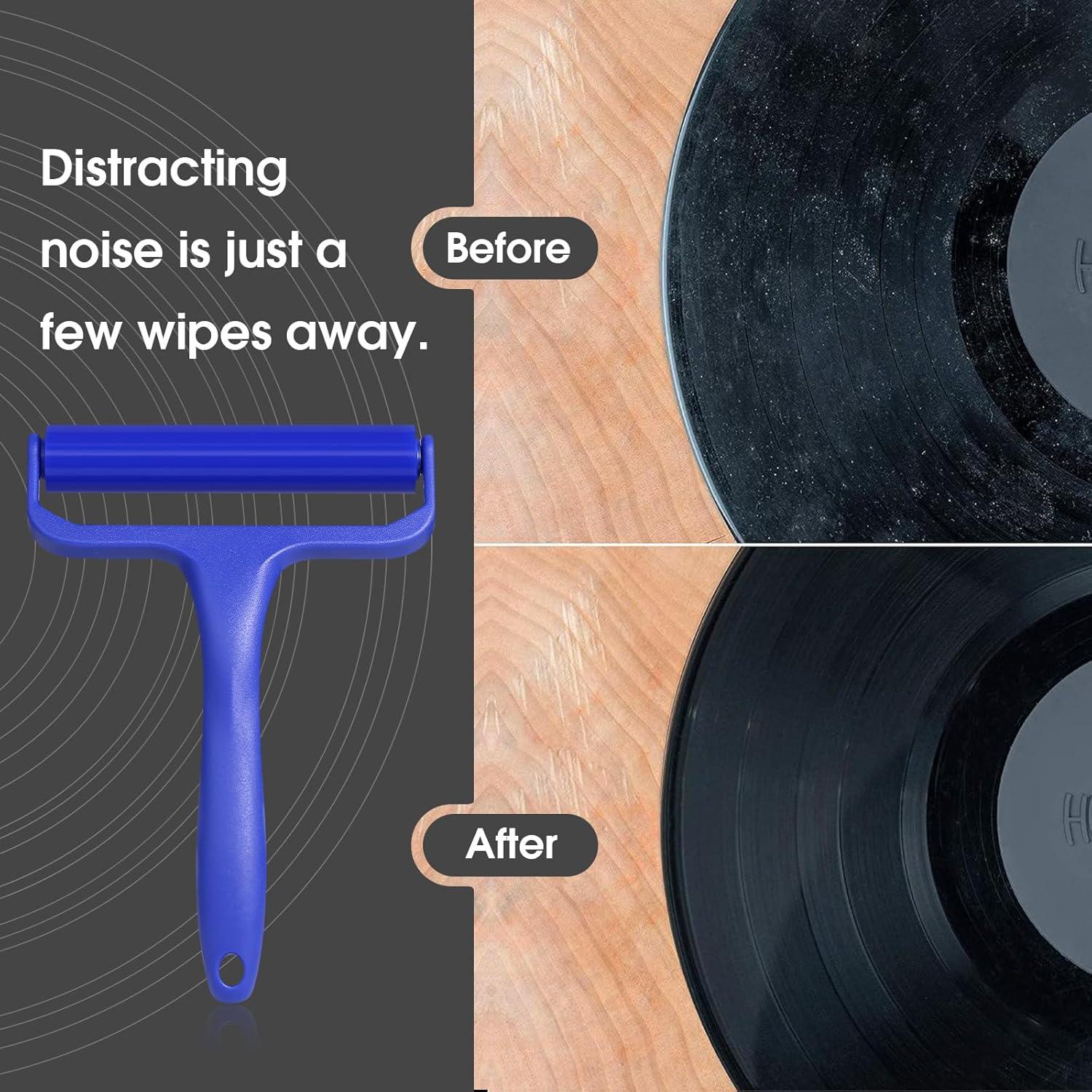 Rodillo de Limpieza de Discos de Vinilo Nobsound 10.16 cm Reutilizable