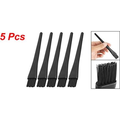 Cepillo Anti Estático uxcell 5 Pcs 1.5 x 0.5cm Negro