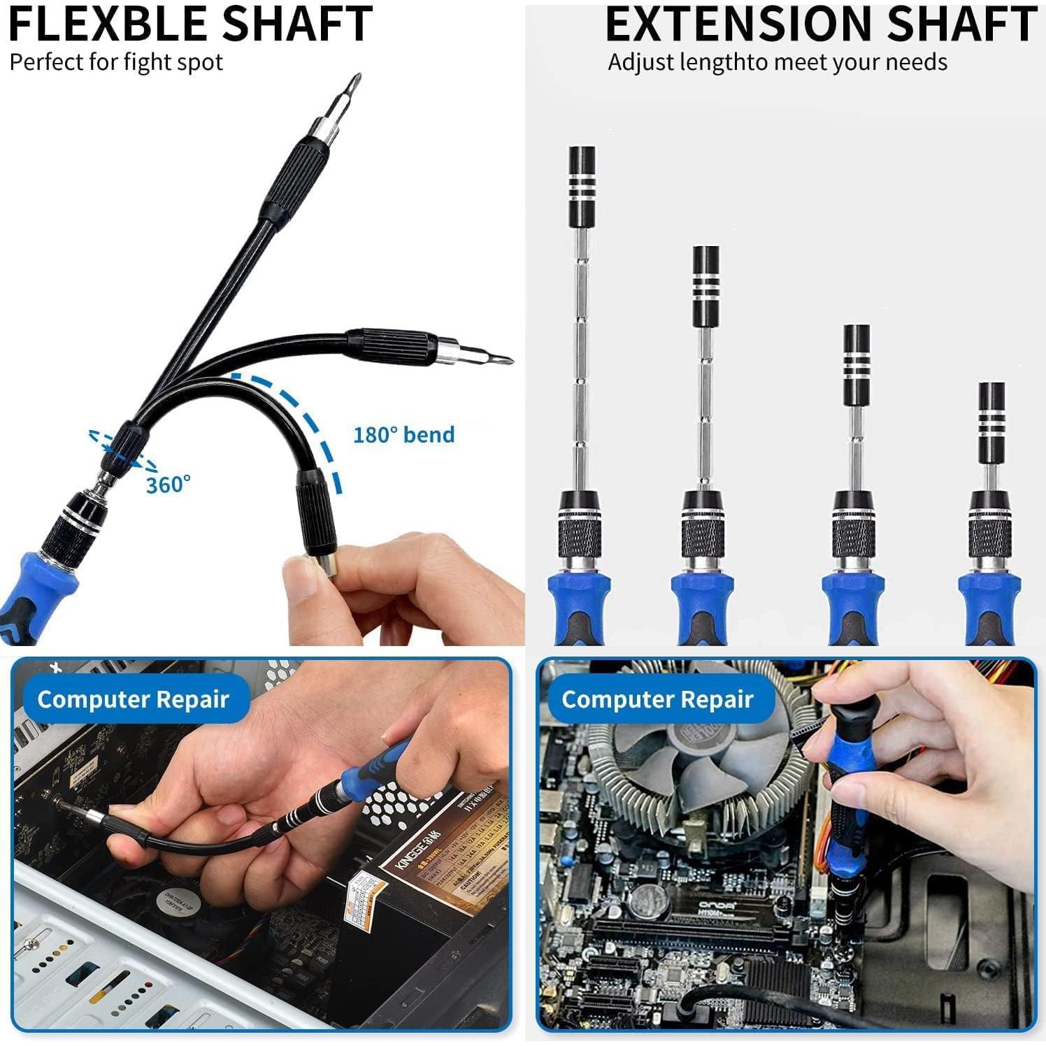 Kit de Herramientas 80 en 1 UnaMela para Reparación de PC y Consolas